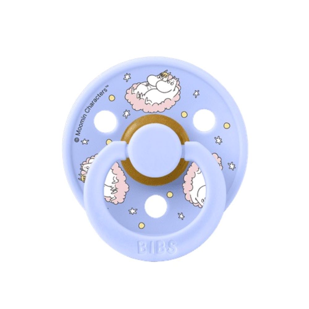BIBS x Moomin Colour tutti 2-pack (koko 1), luonnonkumi - Baby Pink Mix