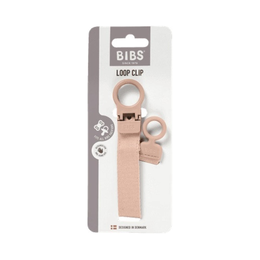 BIBS Tuttinauha Loop Clip, Blush.