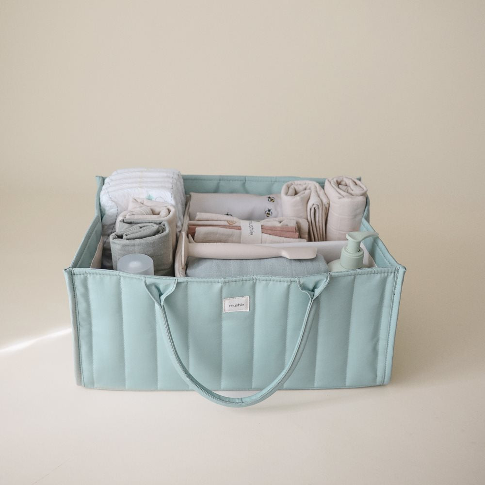 MUSHIE Hoitolaukku Diaper Caddy - Roman Green