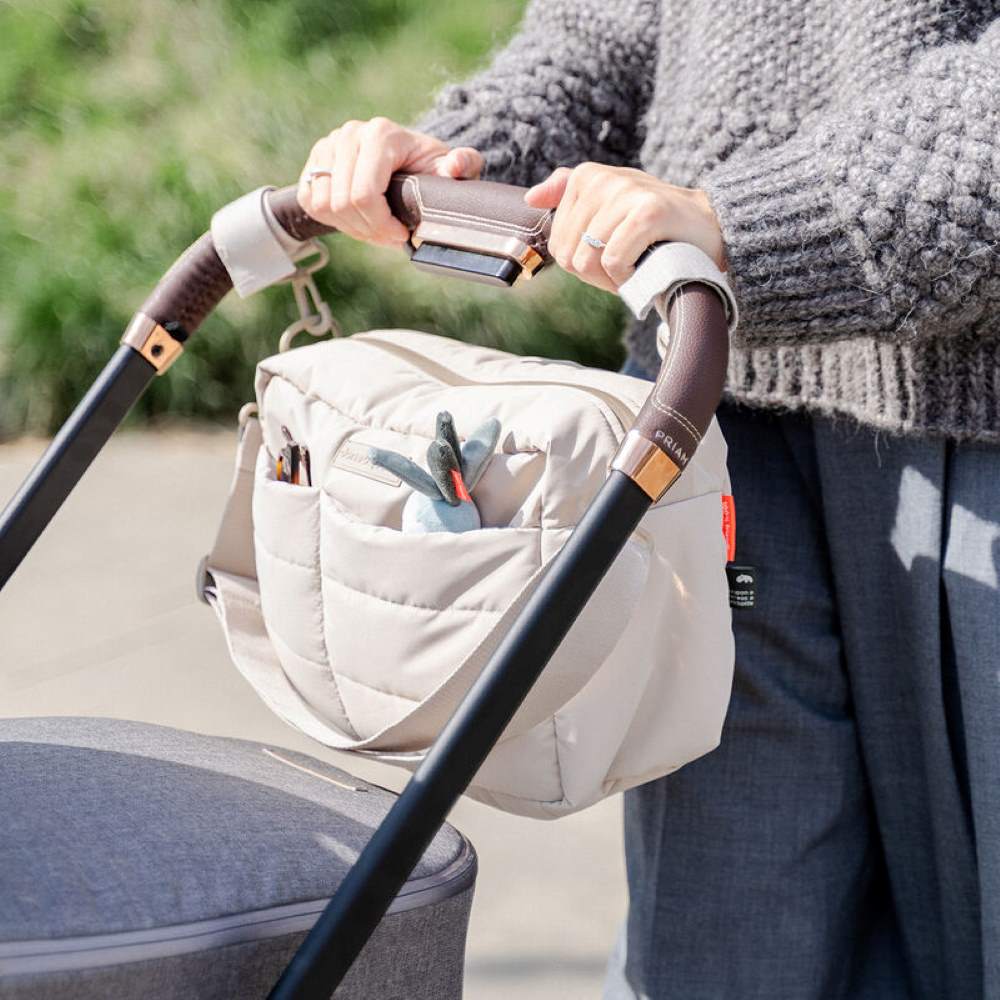 Done by Deer Stroller bag vaunuihin, sand.