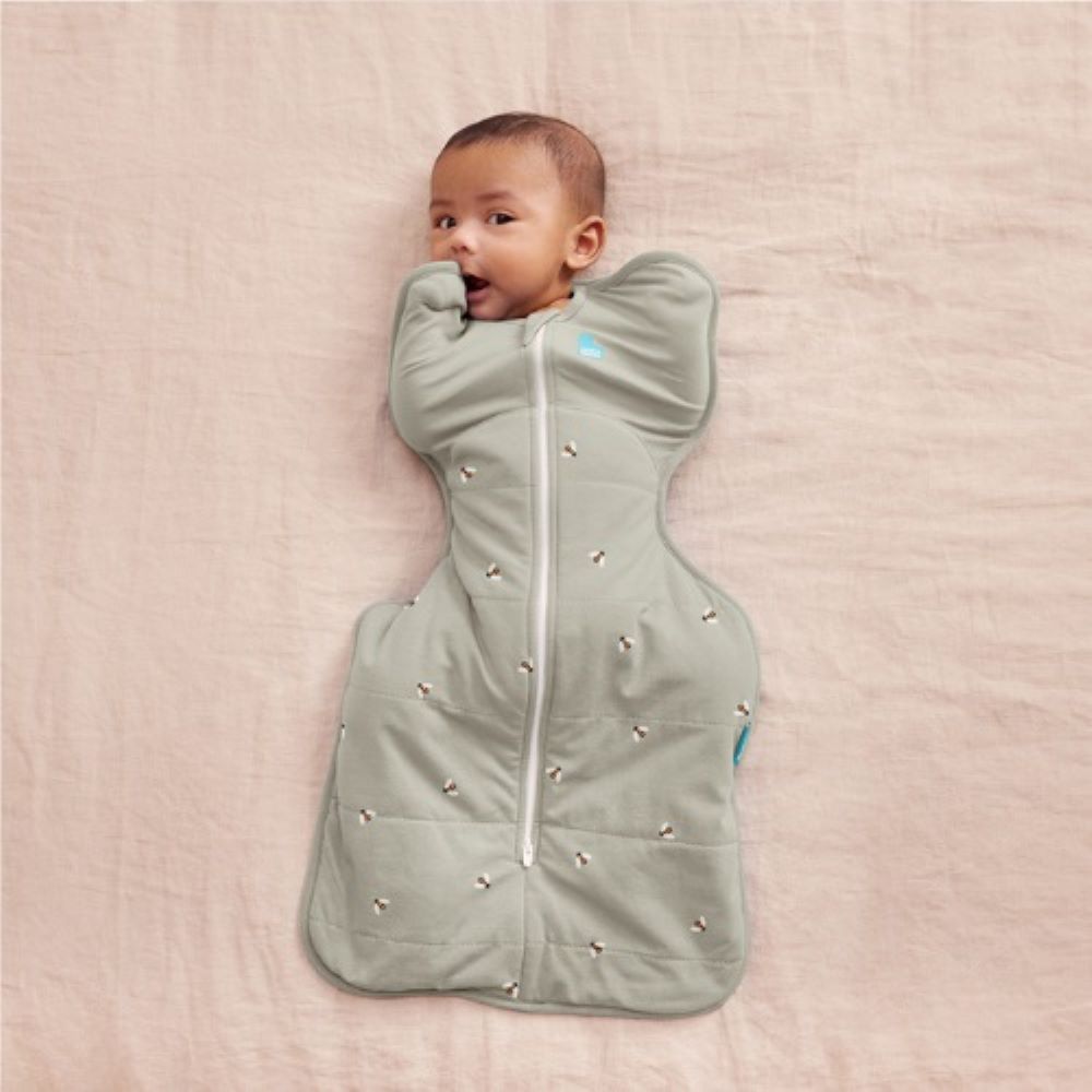 LOVE TO DREAM Swaddle Up kapalopussi Warm (TOG 2.5) - Olive Bees