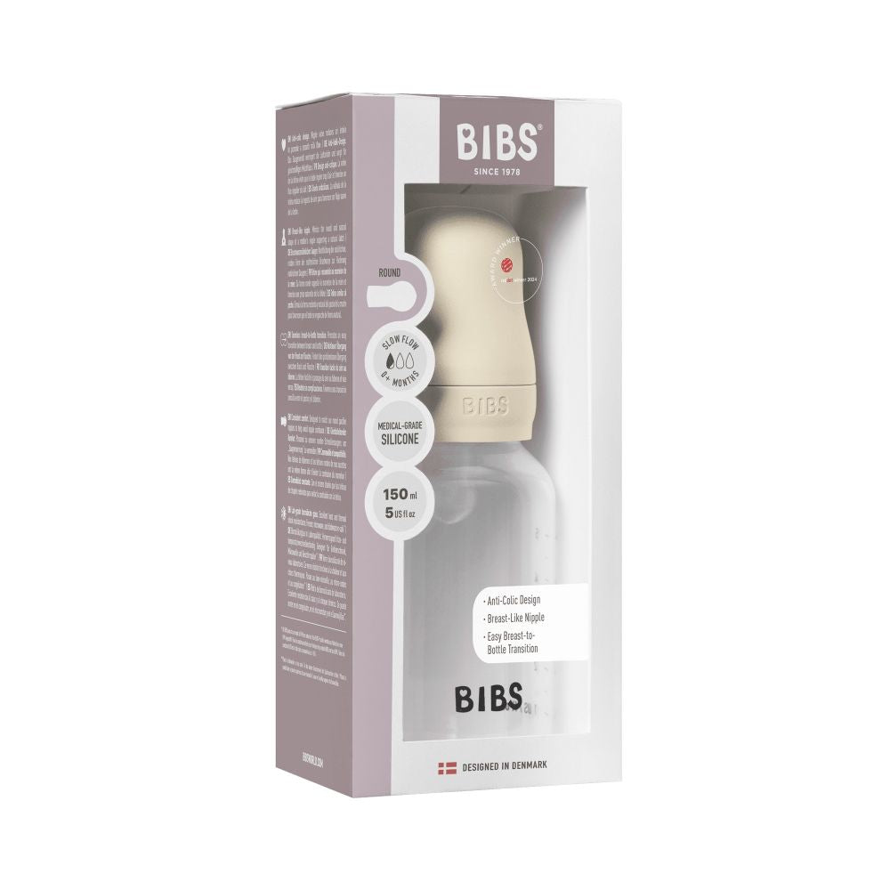 BIBS Vauvan tuttipullo 150ml Ivory.