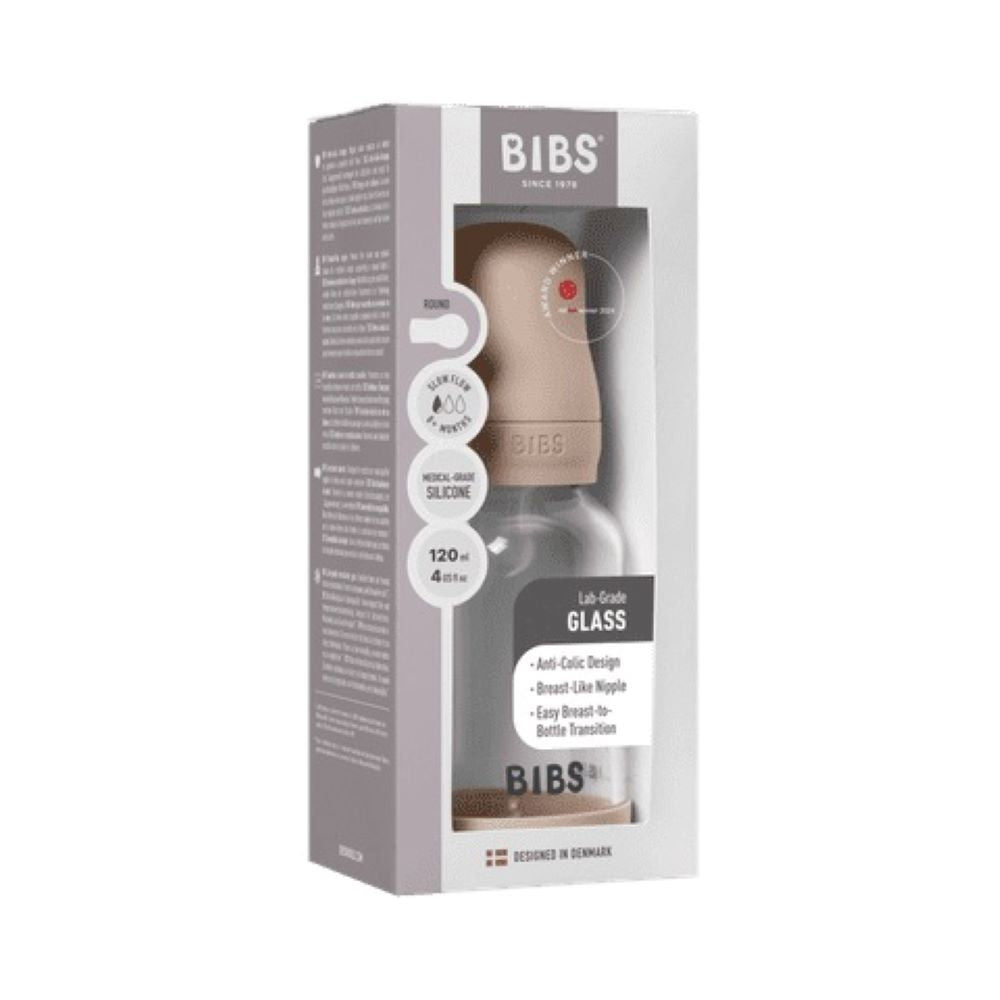 BIBS Lasituttipullo (120ml) vauvalle Blush.