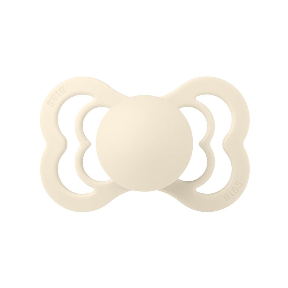 BIBS Supreme silikonitutti (koko 2) Ivory.