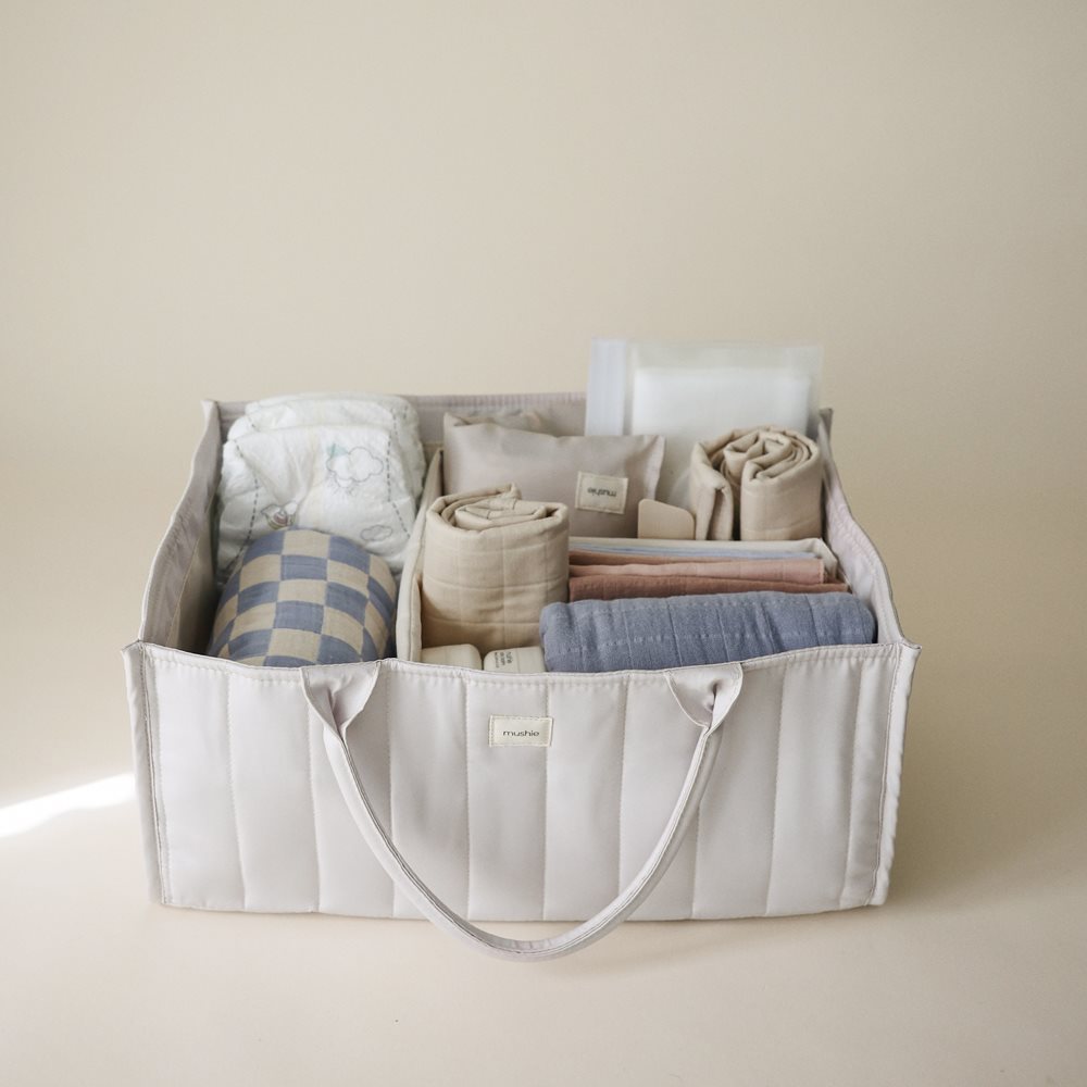 MUSHIE Hoitolaukku Diaper Caddy - Ivory