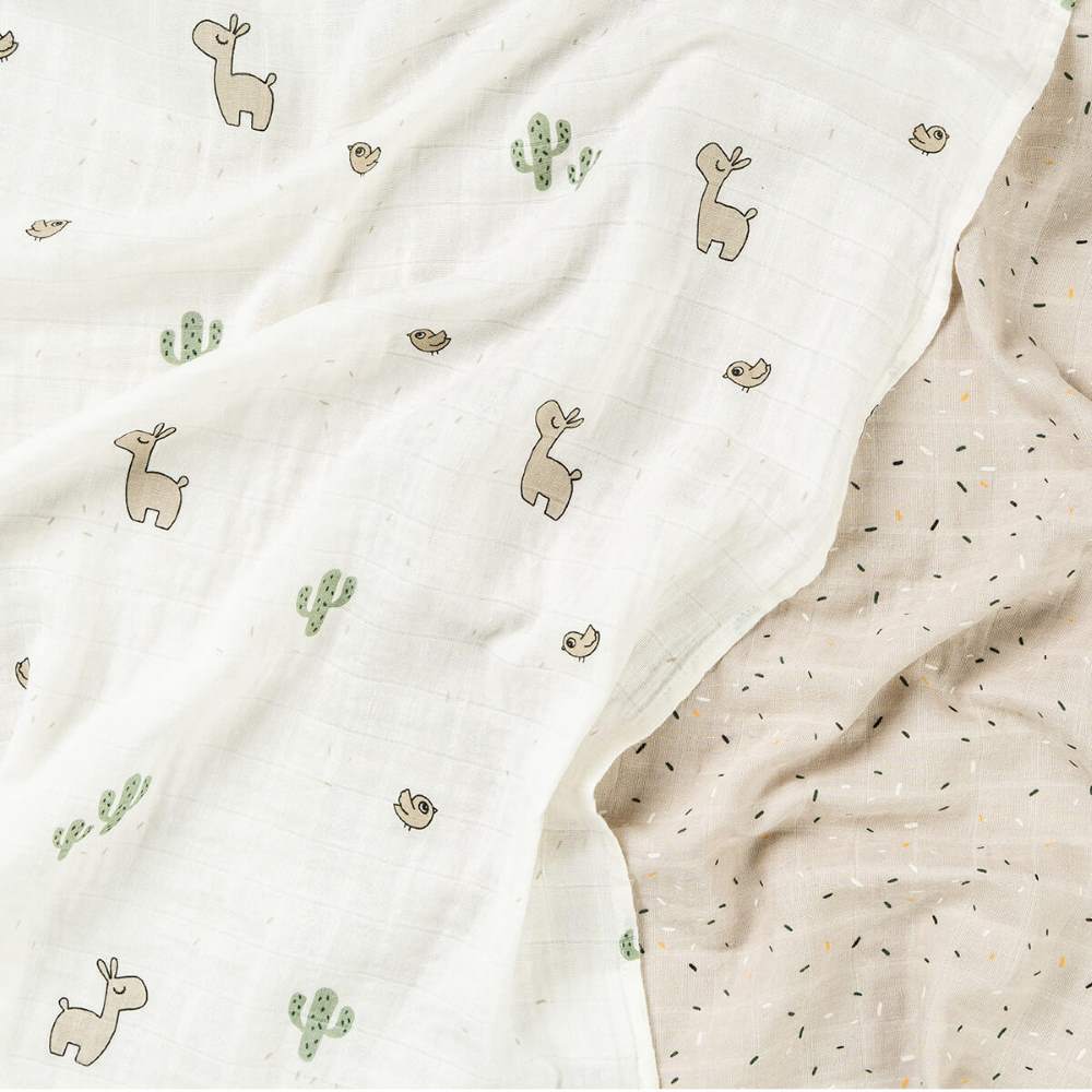 DONE BY DEER Harsot 2-pack (65x65cm) Lalee - Sand