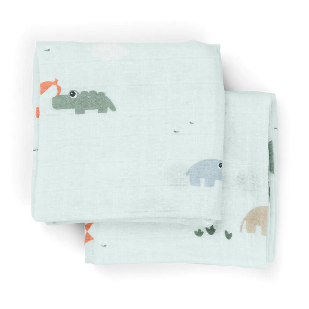 DONE BY DEER Harsot 2-pack (65x65cm) Playground - Blue