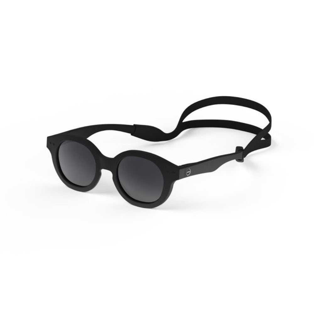 Izipizi lasten aurinkolasit kids+ C-malli, black.