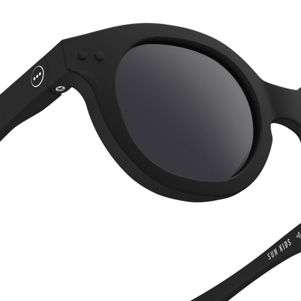 Izipizi kids+ lasten aurinkolasit C-malli, black.