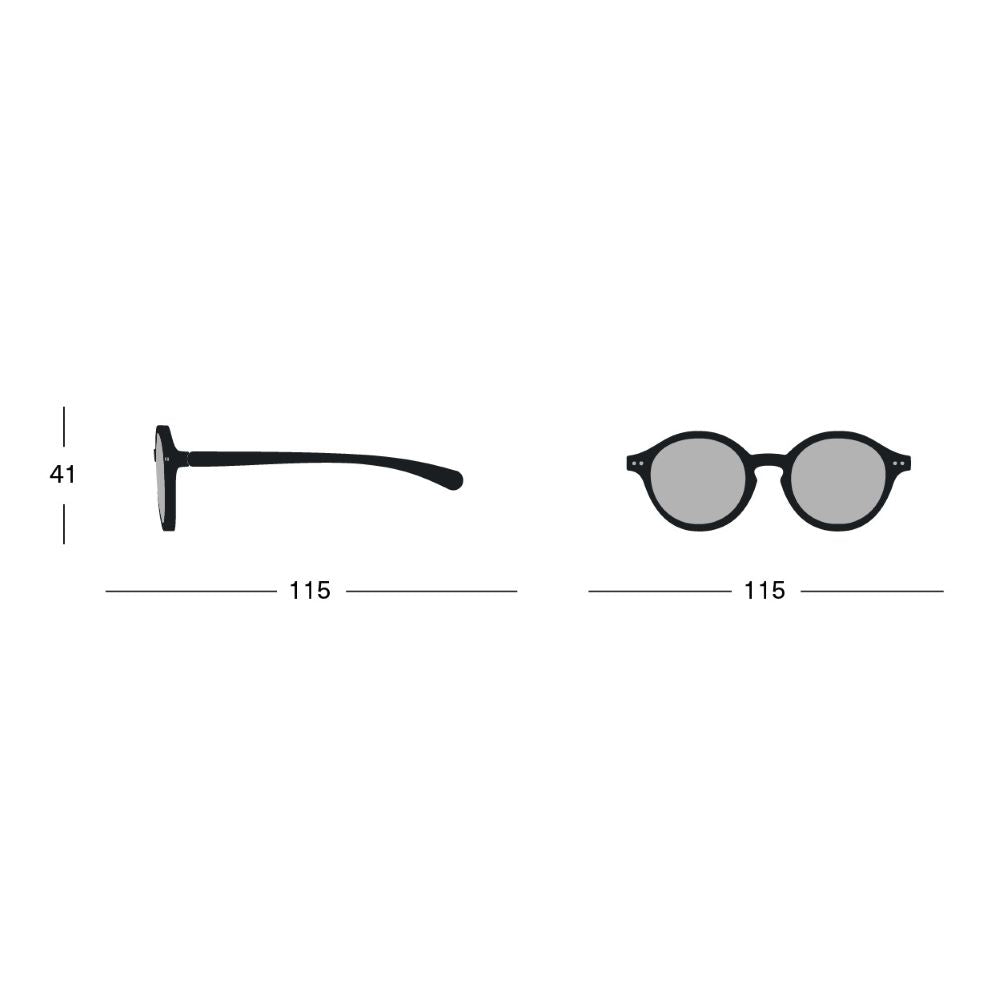IZIPIZI Aurinkolasit Sun Kids #C (3-5 v.) - Black