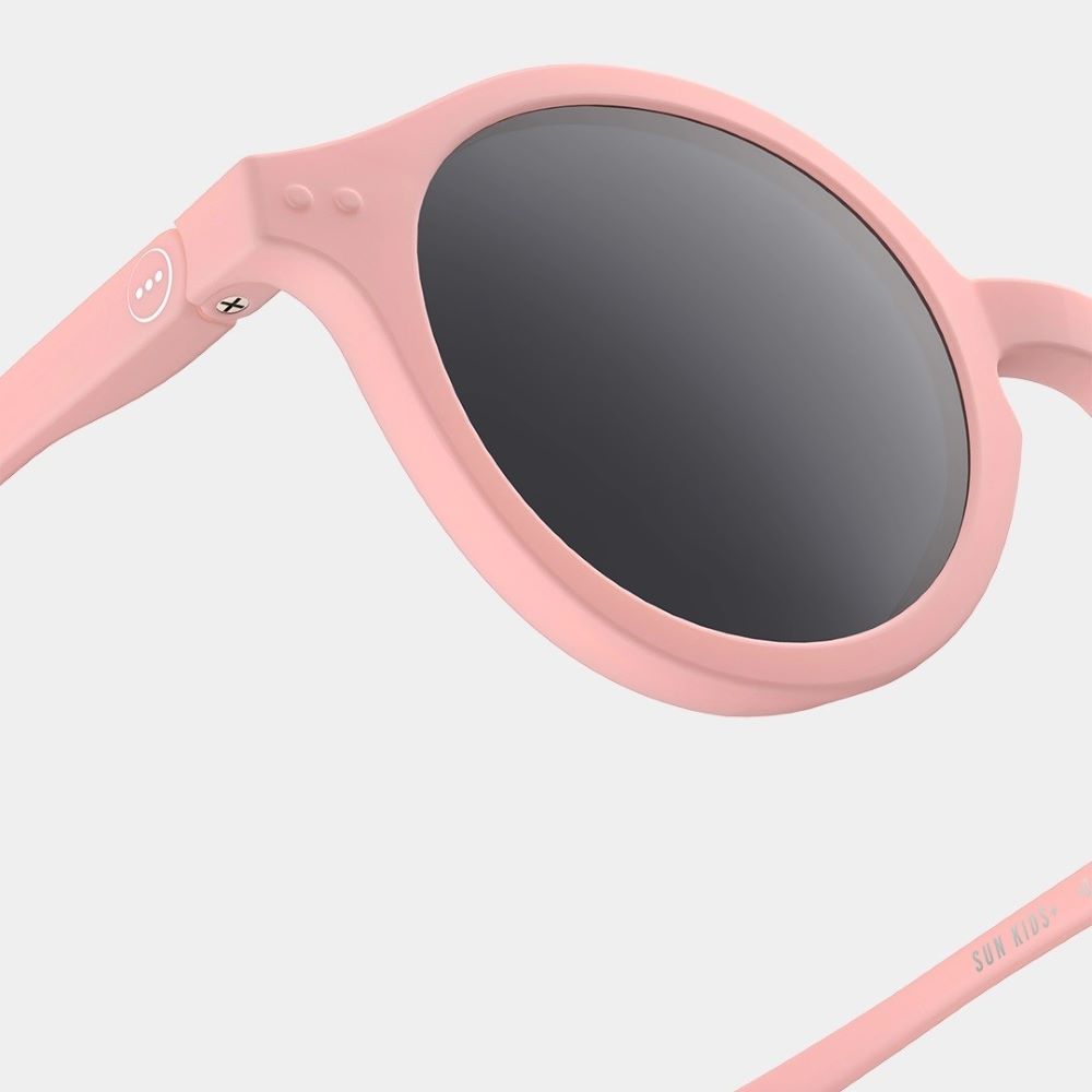 Izipizi lasten aurinkolasit (3-5 v) harmailla linsseillä, pastel pink.