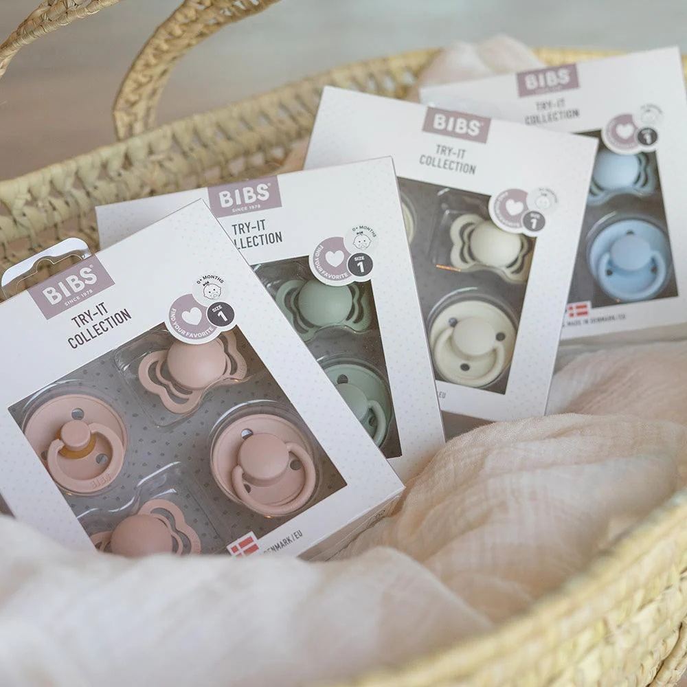 BIBS Try-It Collection tuttikokoelmat vauvalle.